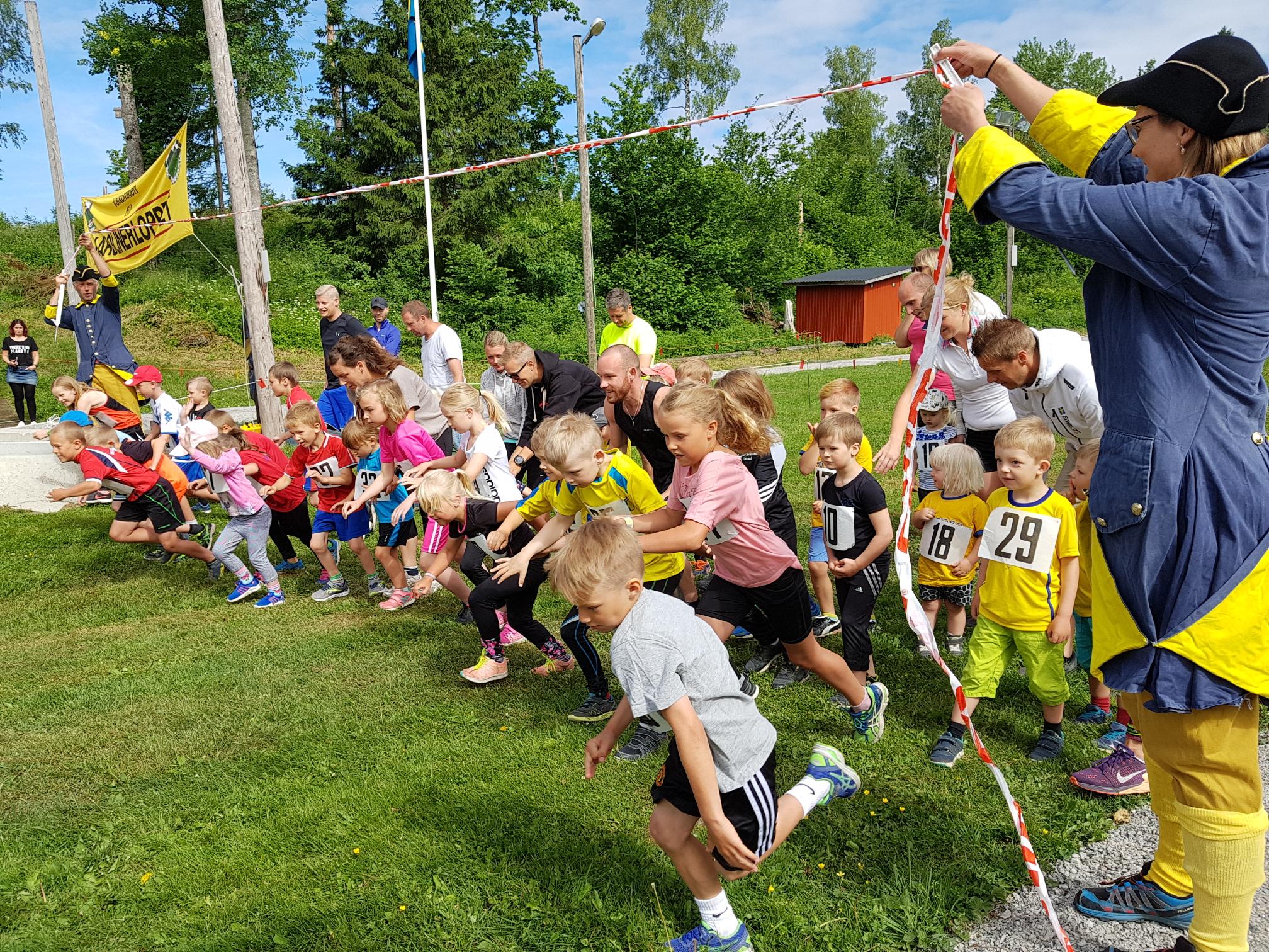 Starten barnloppet 2018
