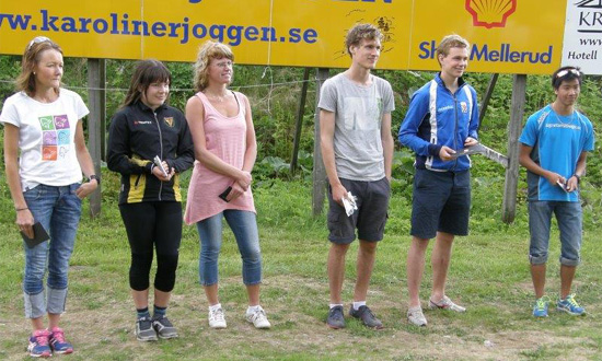 De snabbaste damerna och herrarna 2013.